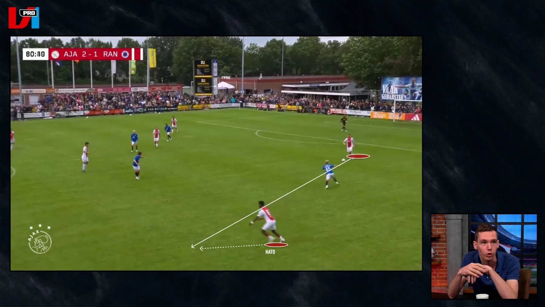 Zo wil Farioli de backs van Ajax gebruiken