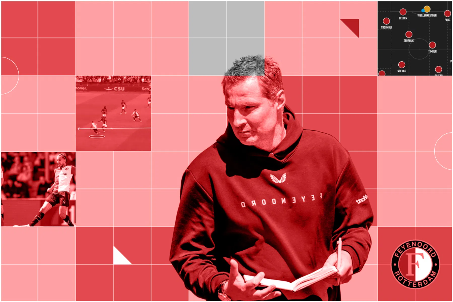 Deze drie wijzigingen voert Brian Priske door bij Feyenoord