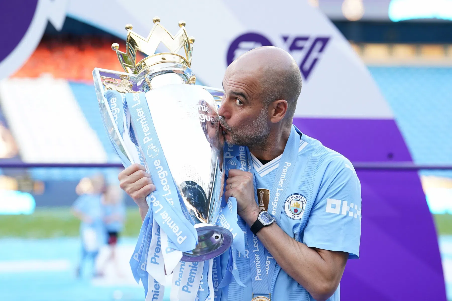 Guardiola geeft City-fans hoop: 'Ik zei niet dat ik weg zou gaan'