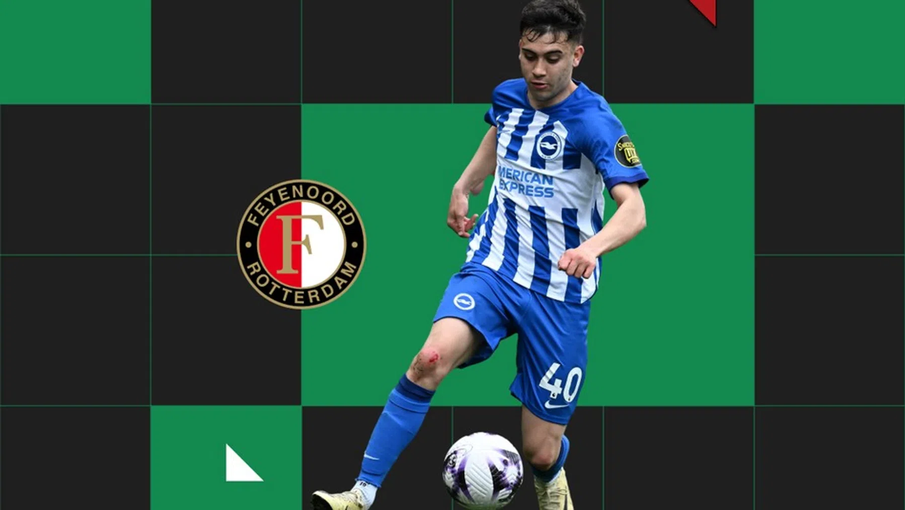 'Feyenoord ziet in 'lekkere voetballer' Buonanotte alternatief voor Stengs'