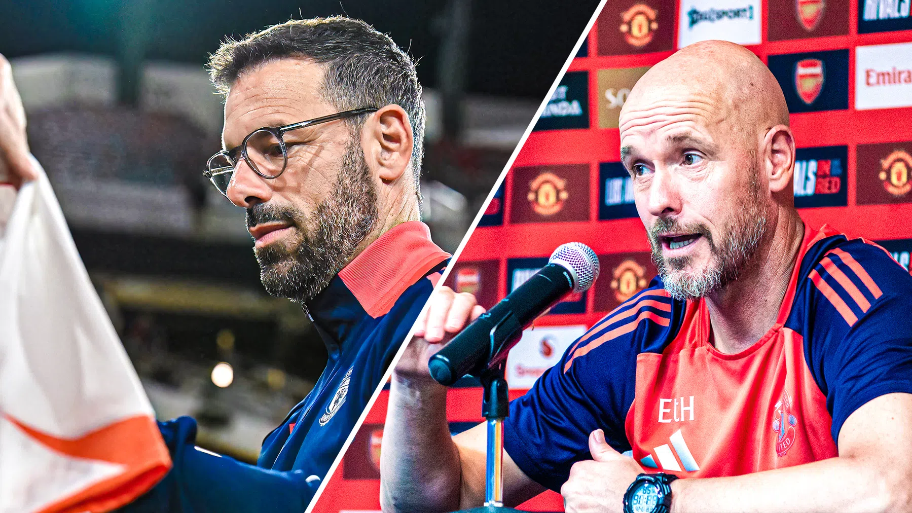Ten Hag legt uit wat Van Nistelrooij en Hake toevoegen aan Man United