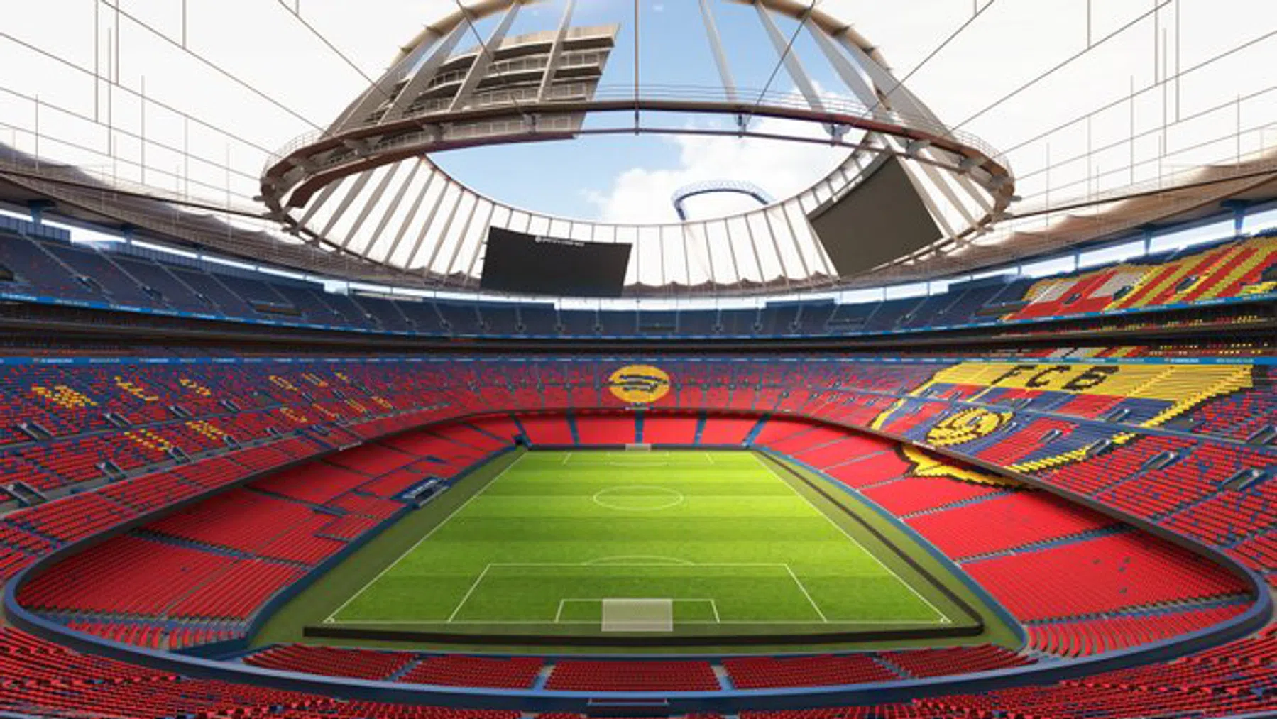 Barcelona deelt beelden van hoe Camp Nou er van binnen uit komt te zien