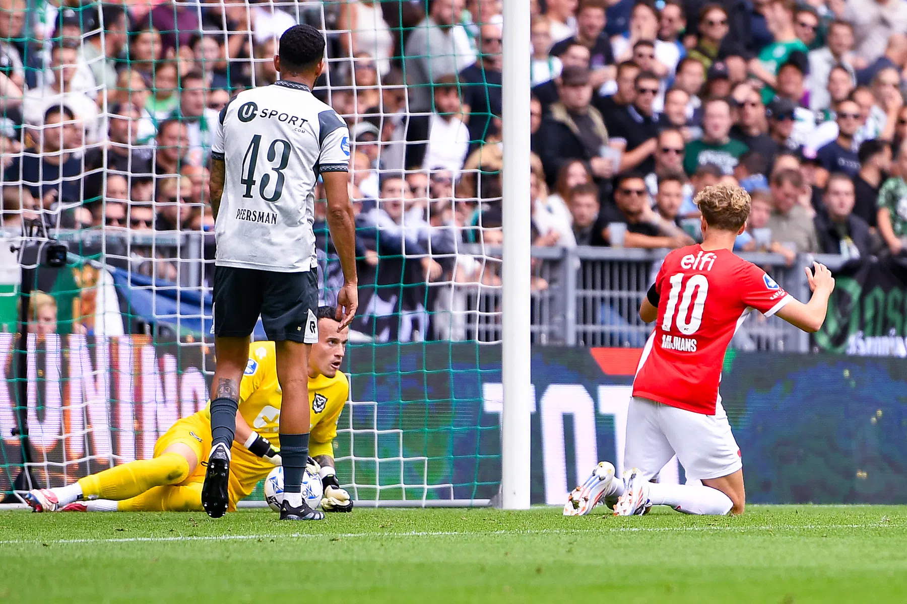 Groningen houdt stand tegen AZ en blijft ongeslagen in de Eredivisie