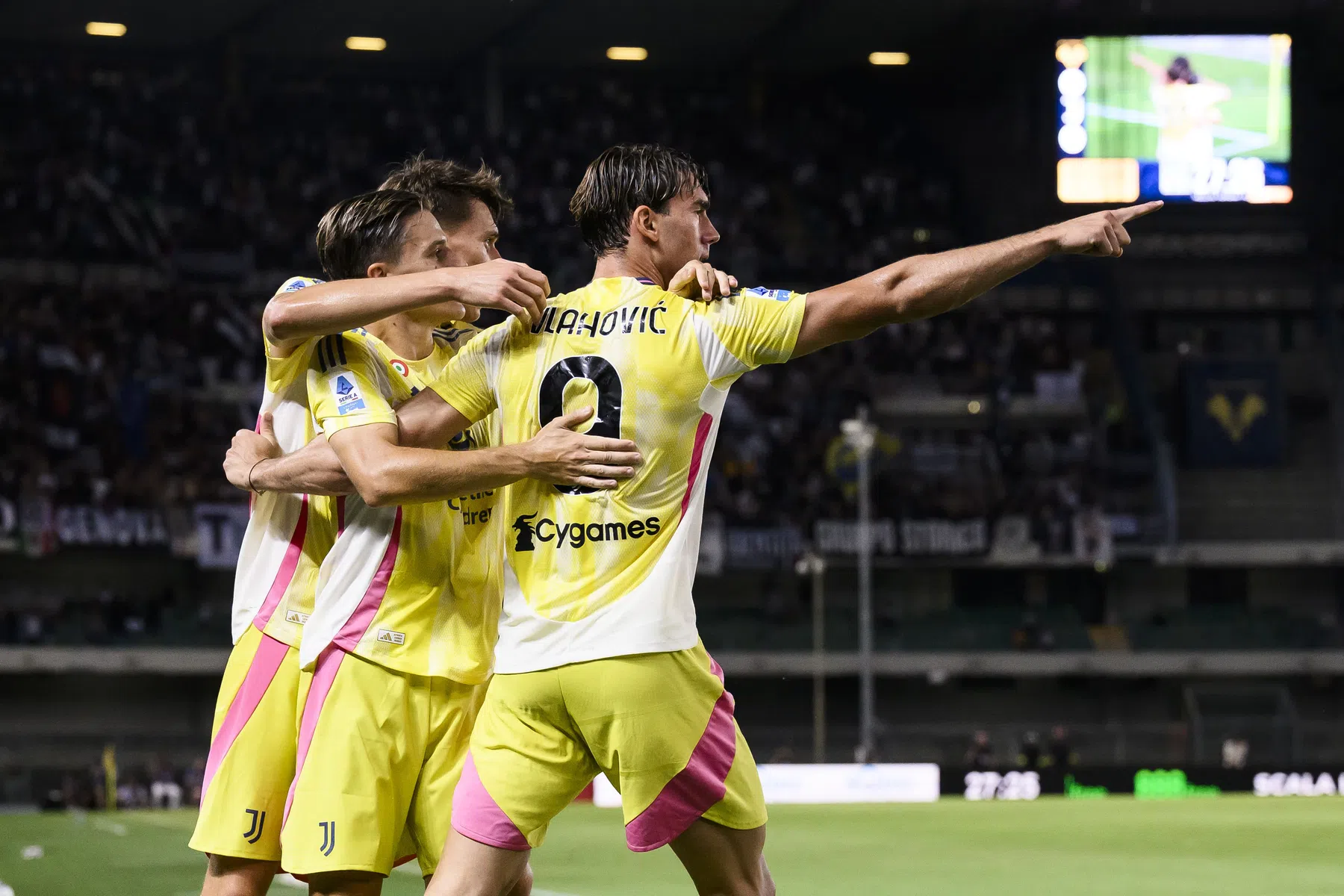 Juventus als enige ploeg nog foutloos, eerste punt Como in 21 jaar