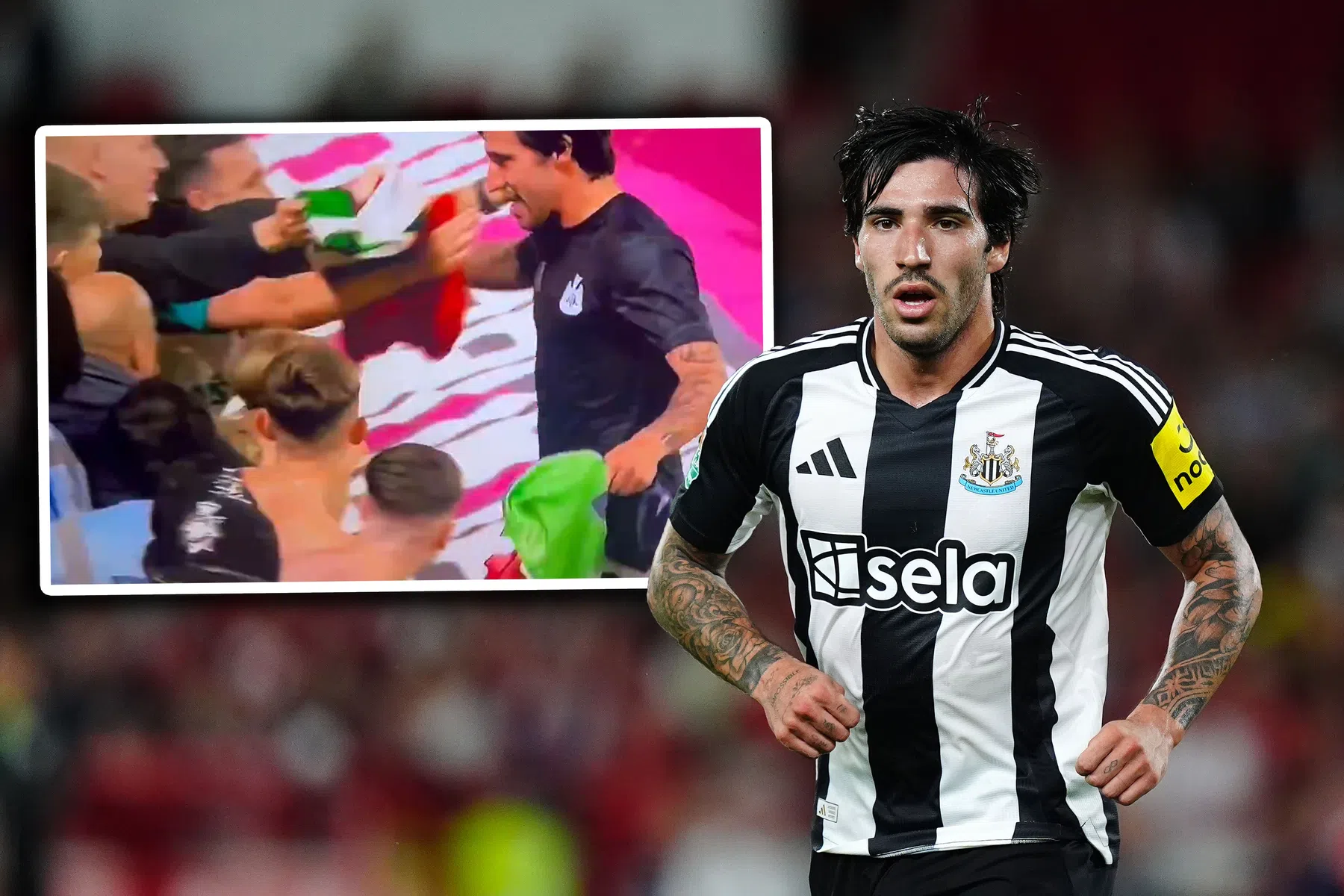 Tonali viert rentree na tien maanden met innige knuffel fans: 'Zeer emotioneel'