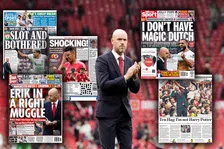 Thumbnail for article: Zo verschillend wordt er over Slot en Ten Hag bericht in Engeland