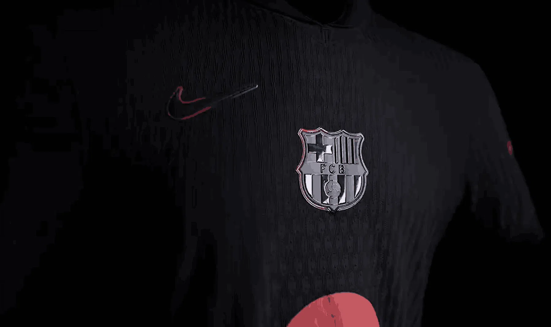 Barcelona presenteert zwart uitshirt