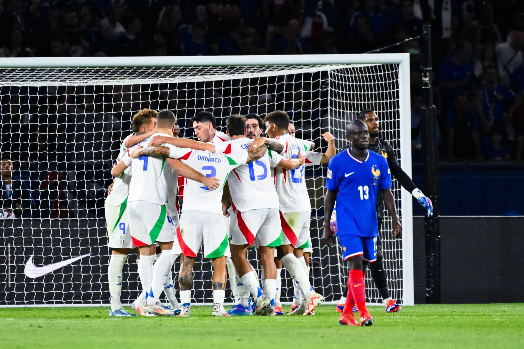 Recordgoal Frankrijk zit Italië niet dwars, Israël laat België even schrikken