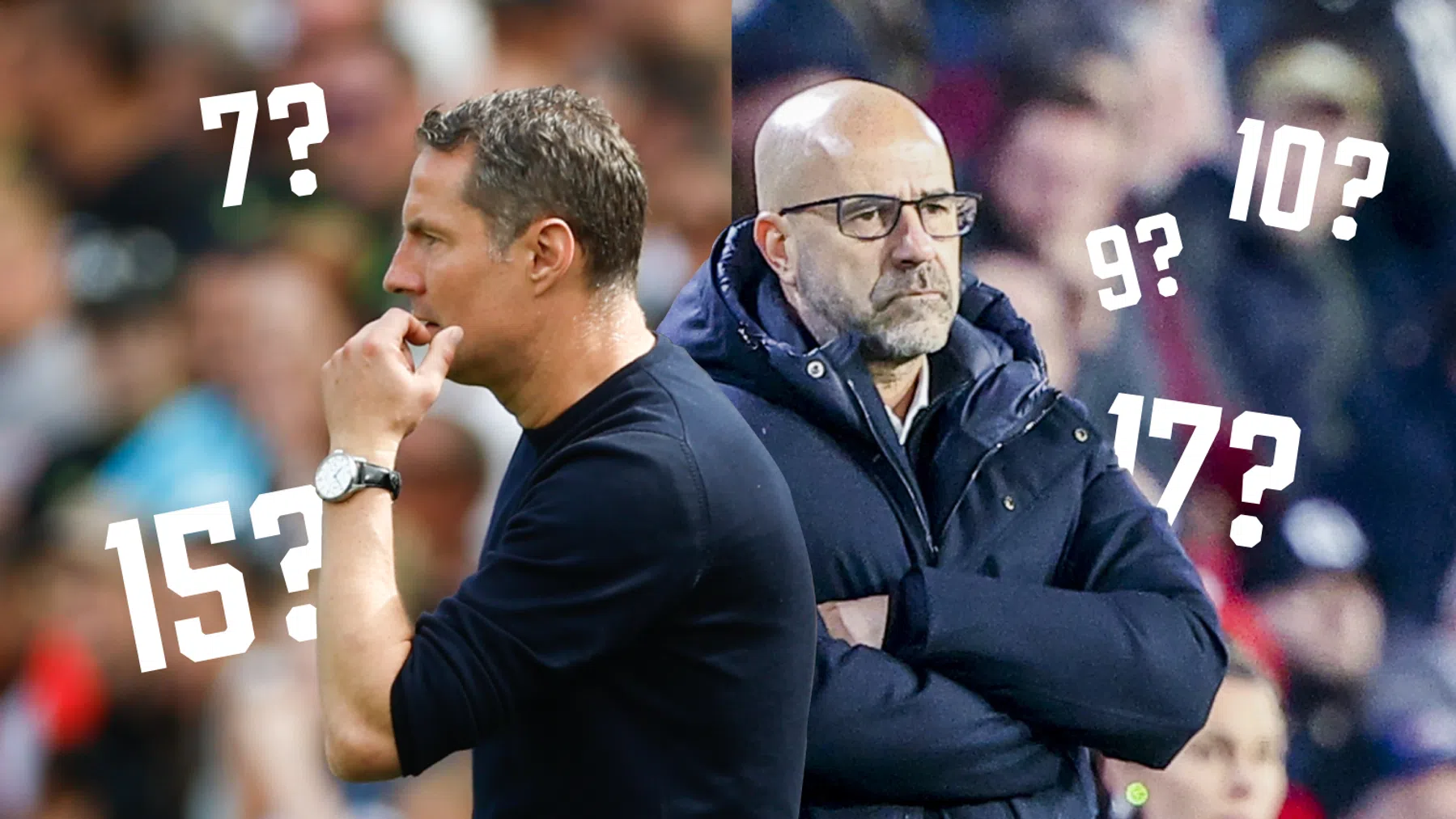 Hoeveel punten hebben PSV en Feyenoord nodig in de CL?
