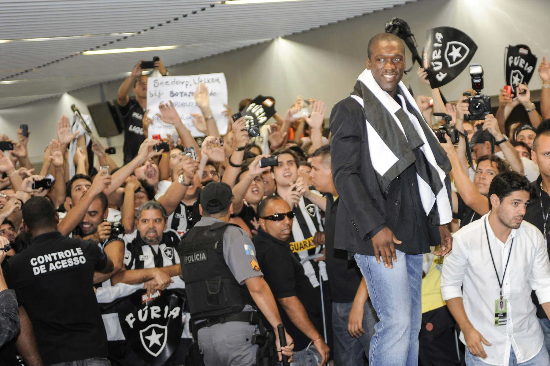 Clarence Seedorf ging Memphis voor in Brazilië 