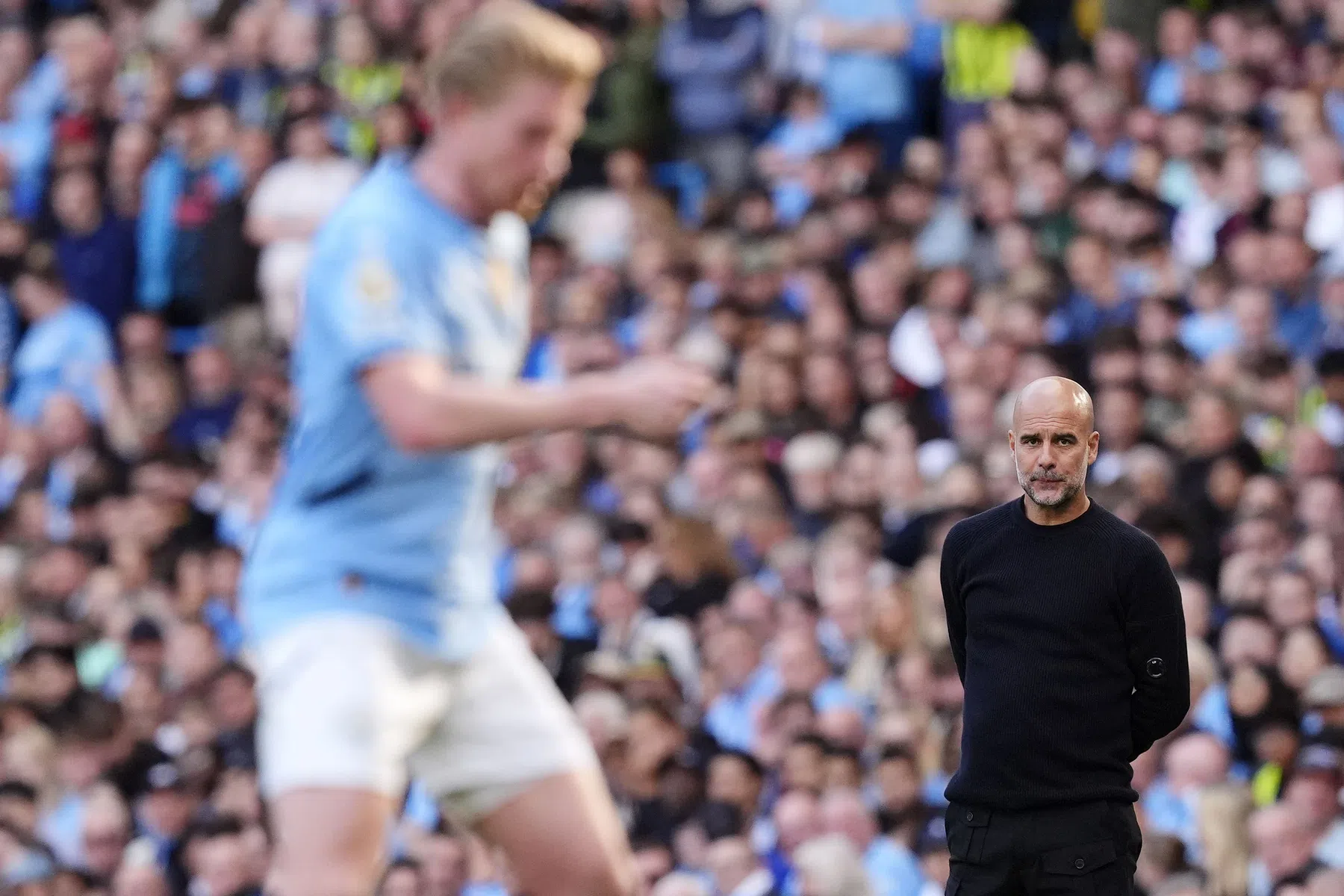 Guardiola in onzekerheid over inzetbaarheid De Bruyne tegen Arsenal