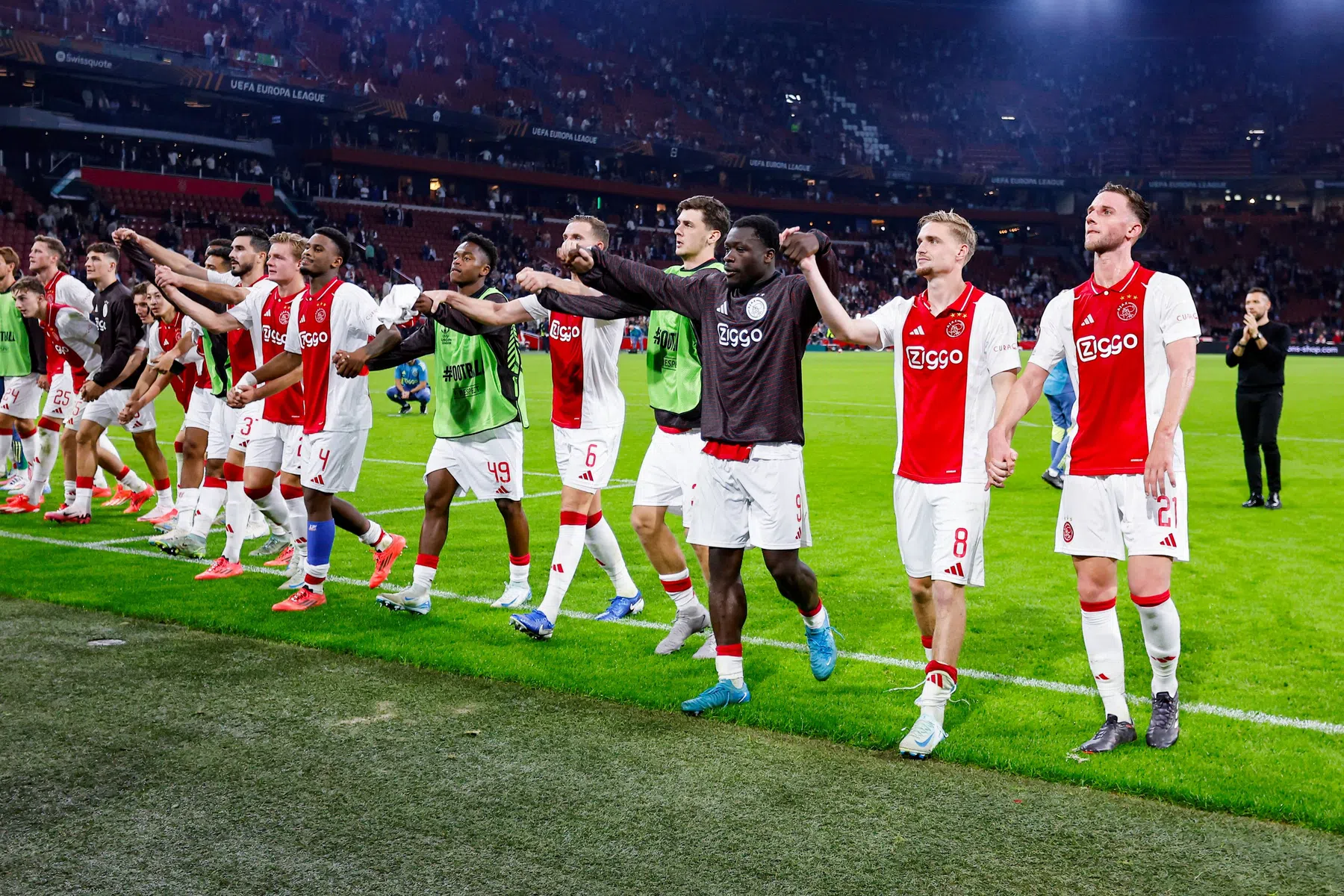 Primeur voor Ajax: eerste koploper in megastand Europa League