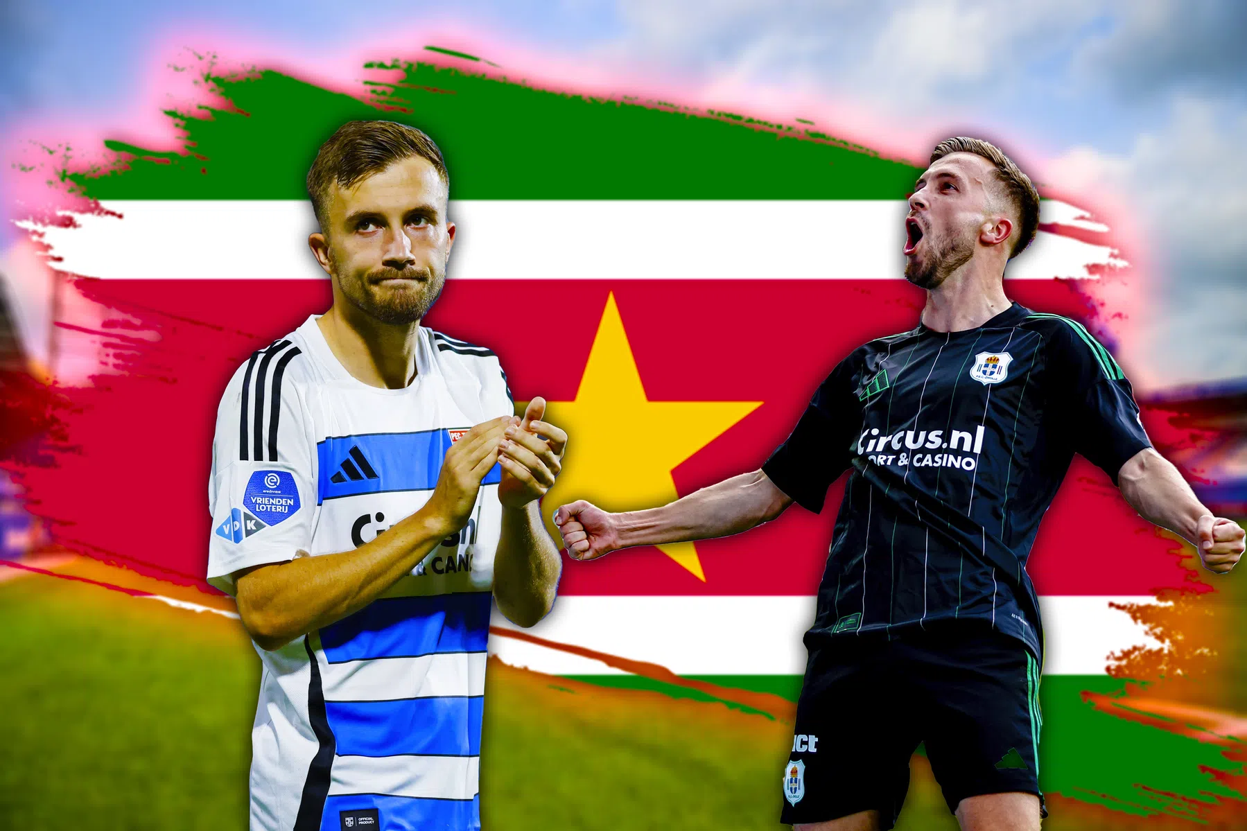 Zo werd Dylan Vente (of Dylan Stolk?) international van Suriname