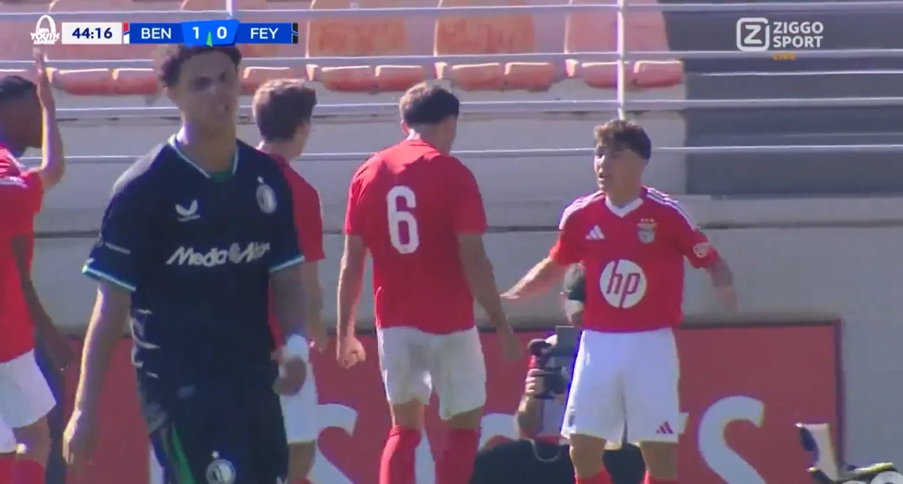 Feyenoord-talenten hebben weinig te vertellen op bezoek bij Benfica
