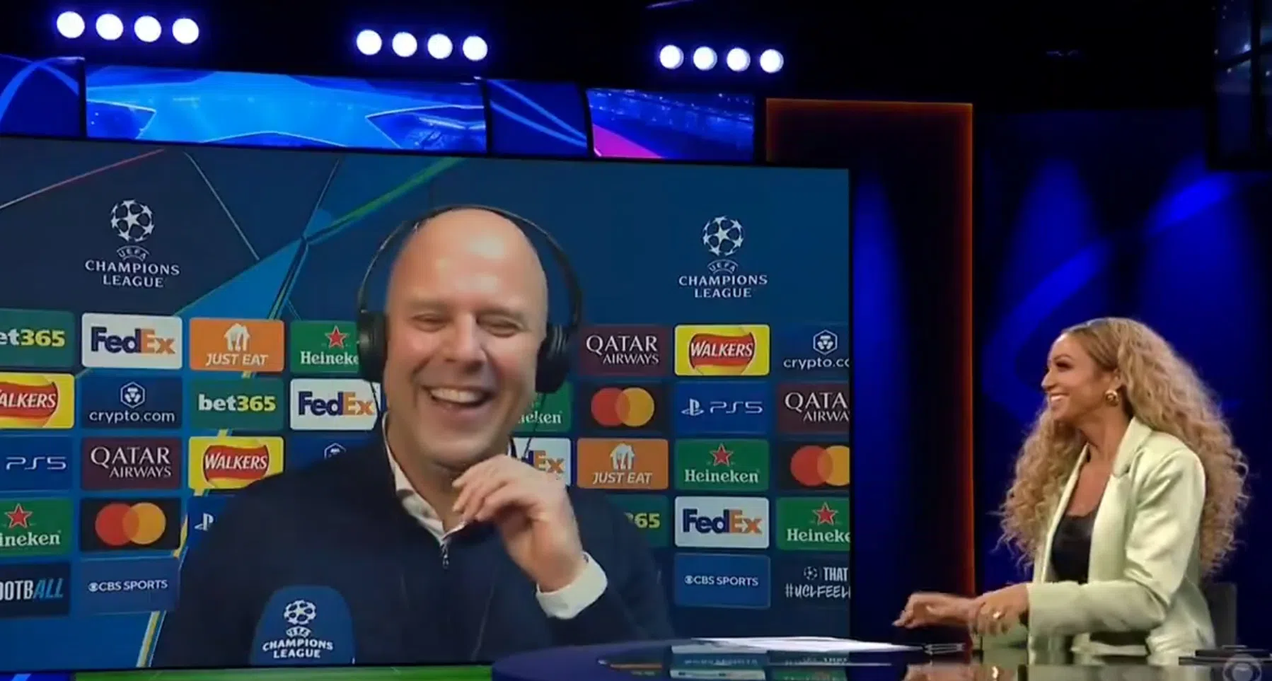 Slot krijgt lachers op zijn hand in CBS-studio: 'Dan ga ik toch voor Kate'