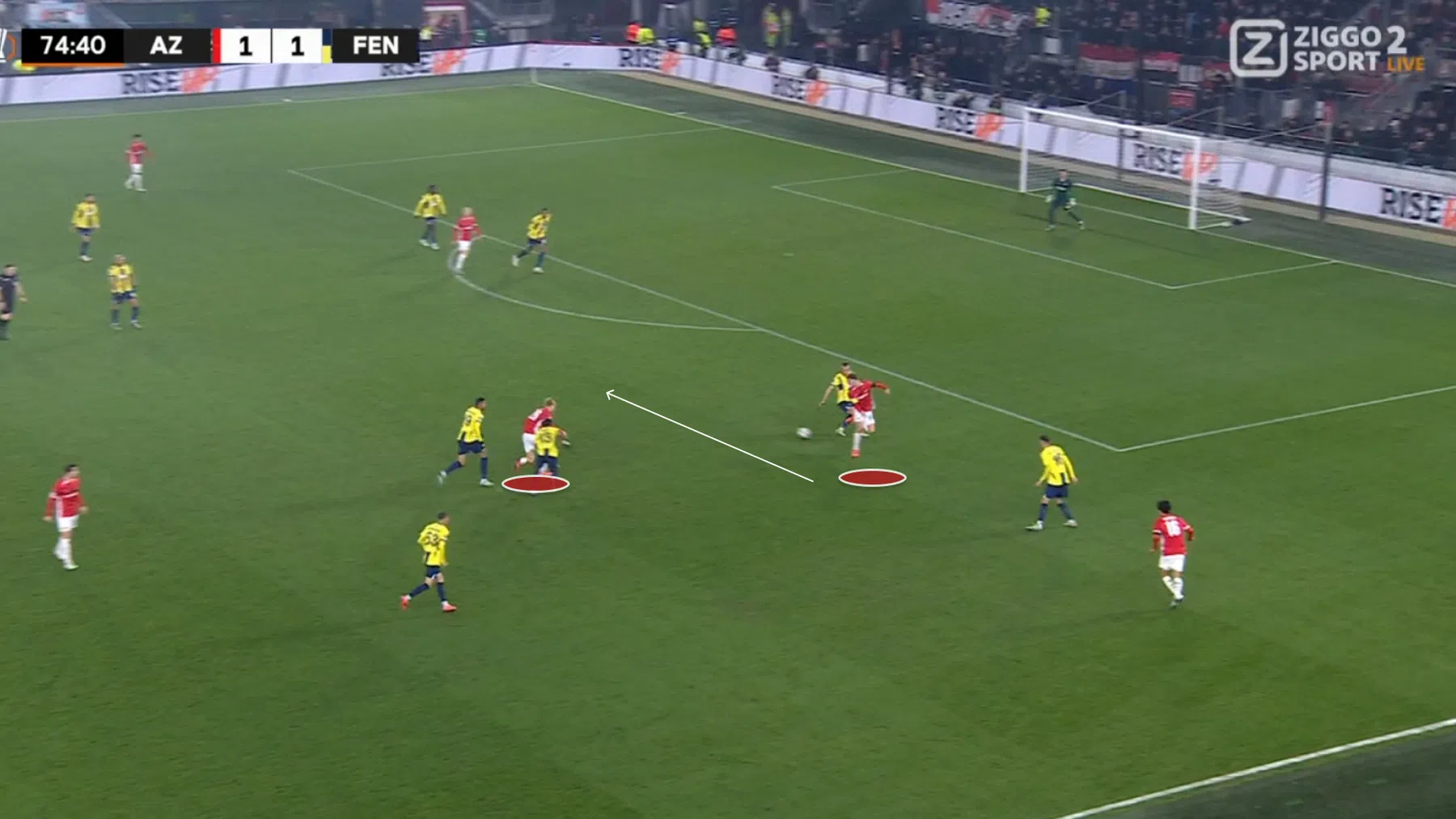AZ maakt Fenerbahçe gek met loopacties
