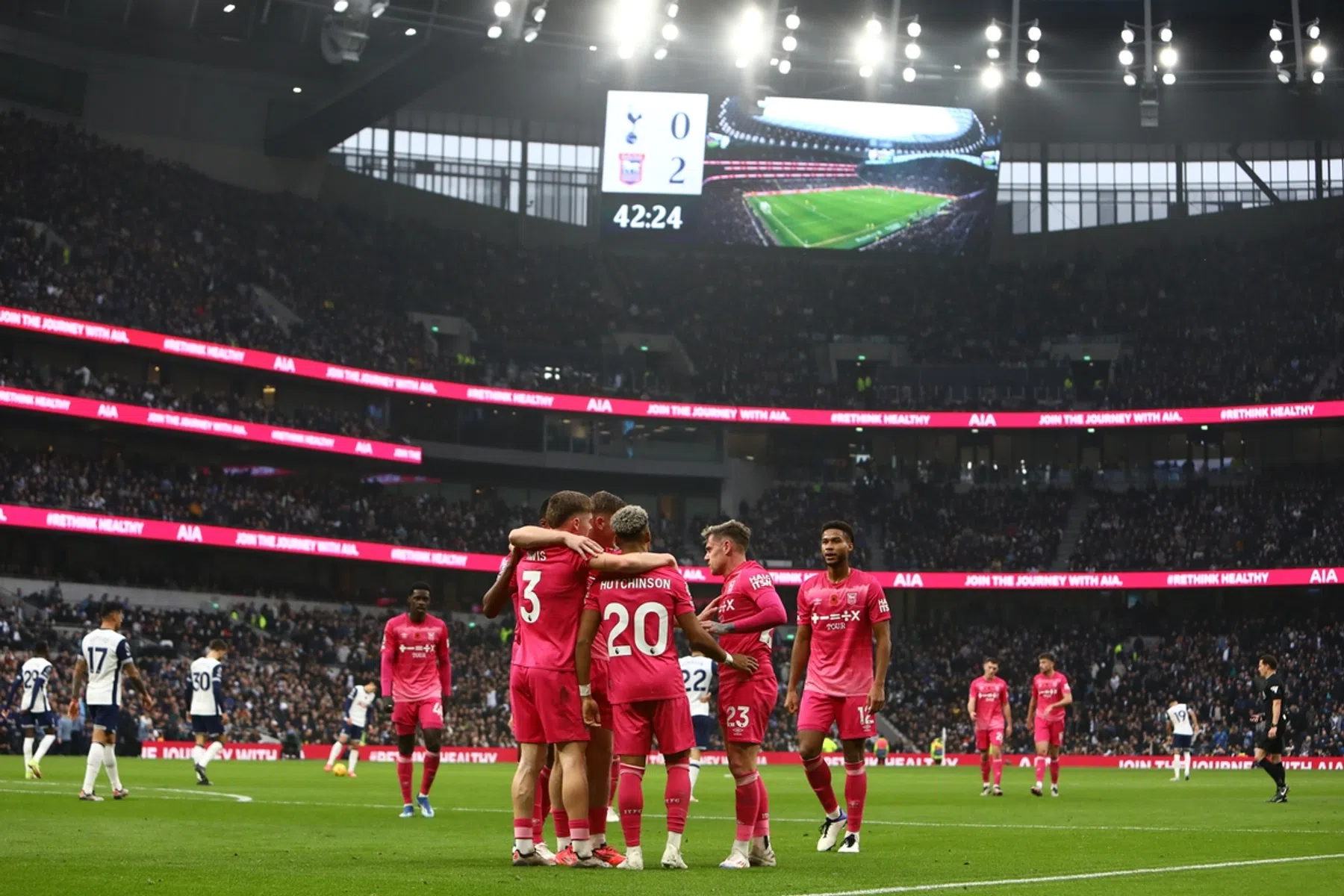 Ipswich Town stunt bij Tottenham, eerste gewonnen PL-wedstrijd in 22 jaar