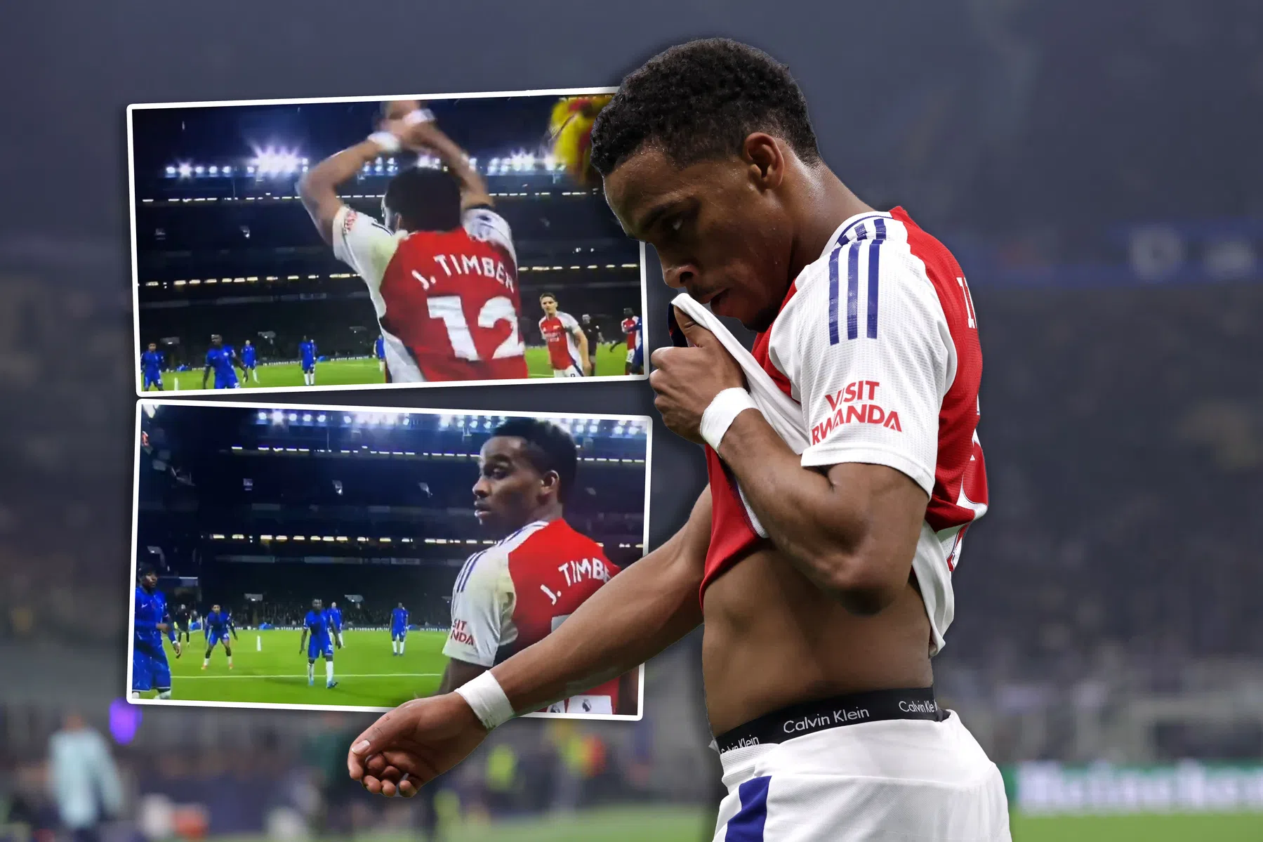 Gehaaide truc of pupillenfout? Jurriën Timber maakt Engelse tongen los