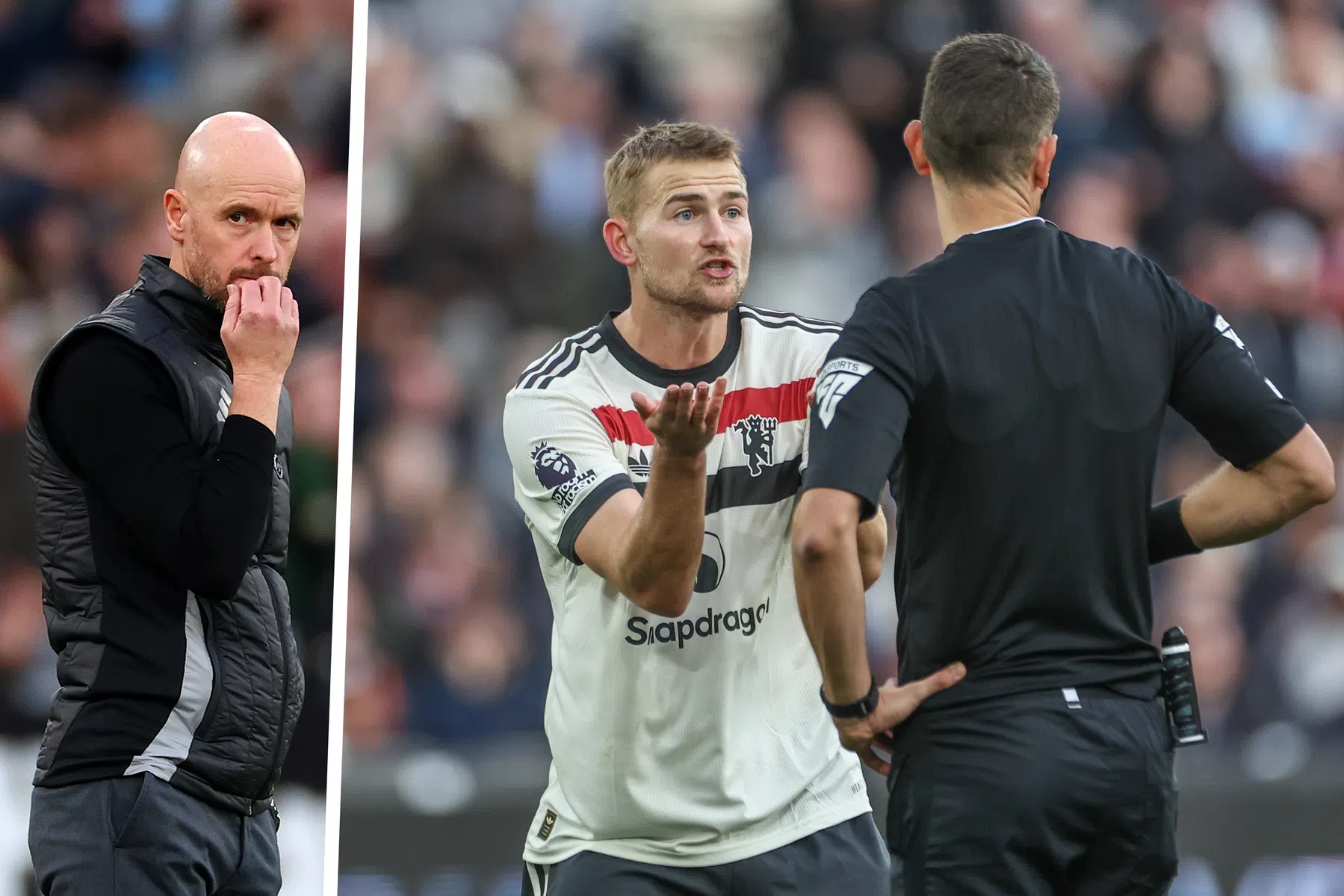 Scheidsrechtersbaas erkent fout bij penalty De Ligt in laatste duel Ten Hag