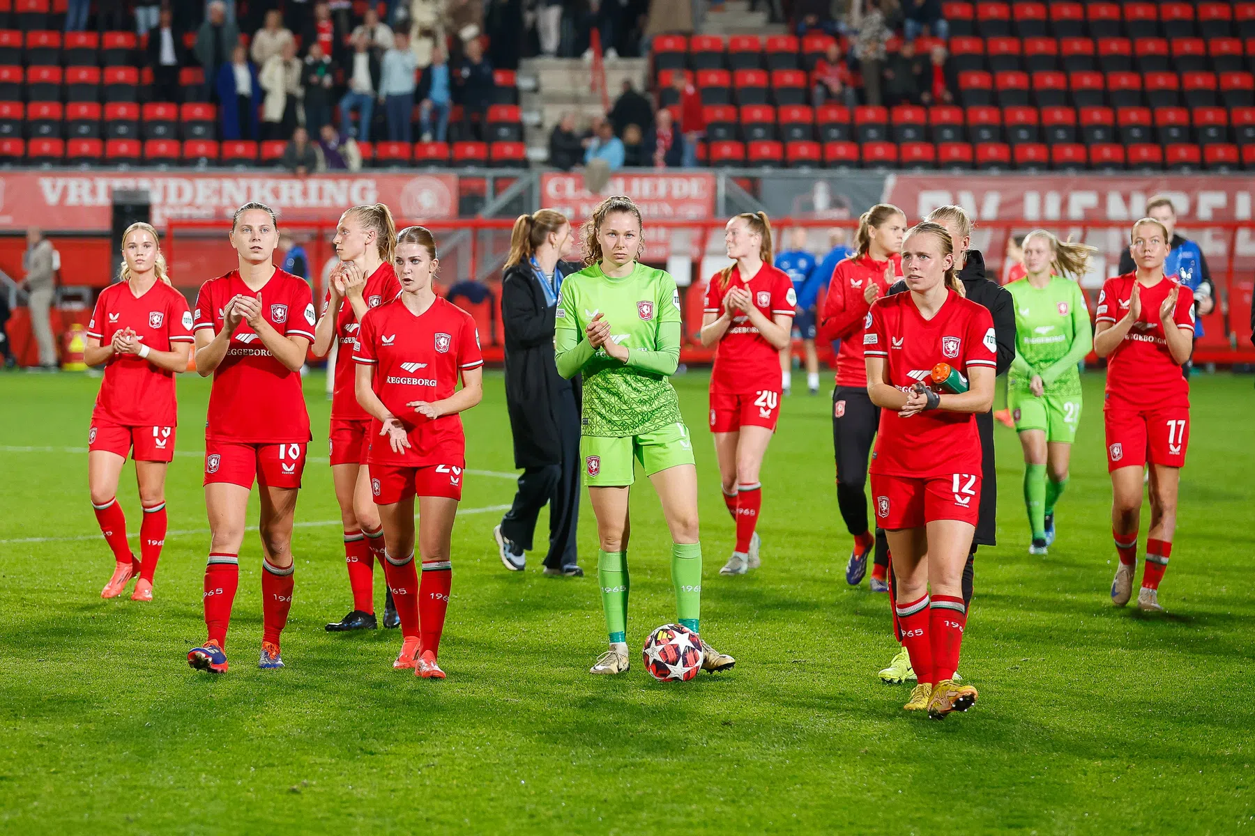 Vrouwen FC Twente gewogen en veel te licht bevonden