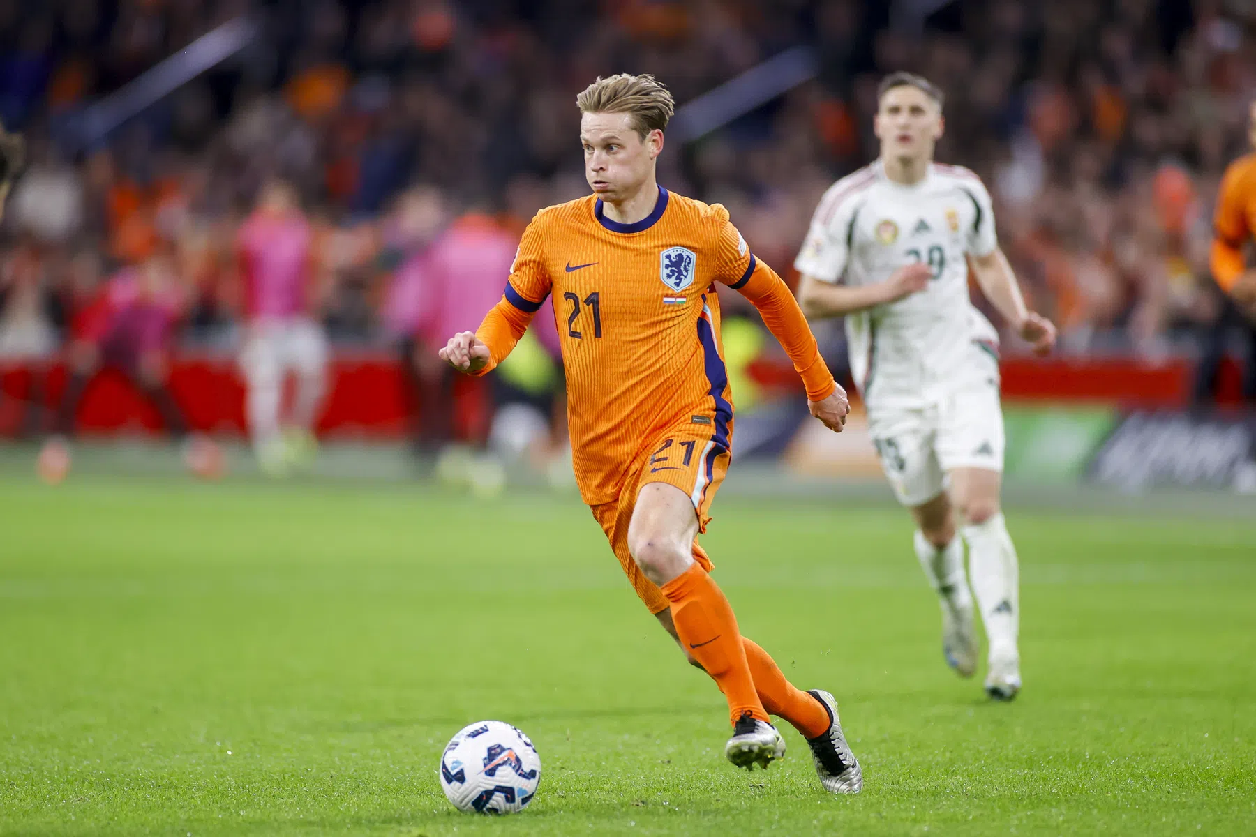 Oranje in cijfers: De Jong is direct weer de architect
