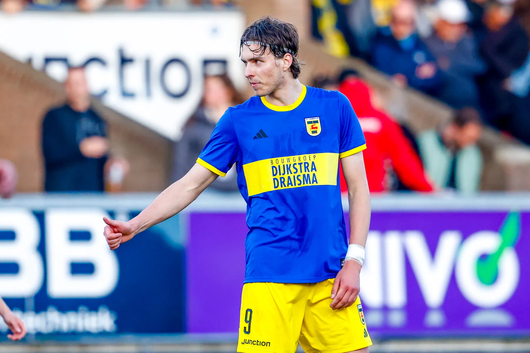 Vernuftige hakgoal voormalig Cambuur-spits mag niet baten voor Letland