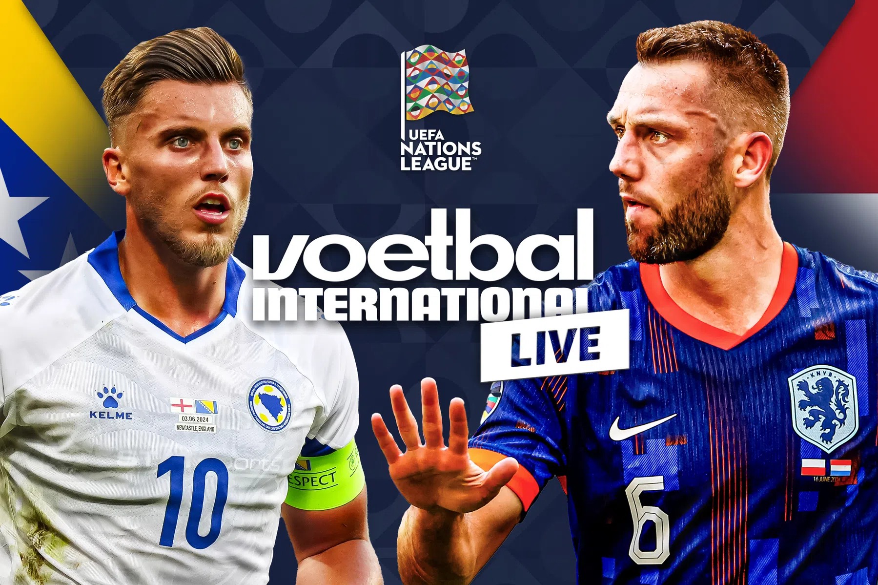 Oranje sluit groepsfase Nations League af met negen punten