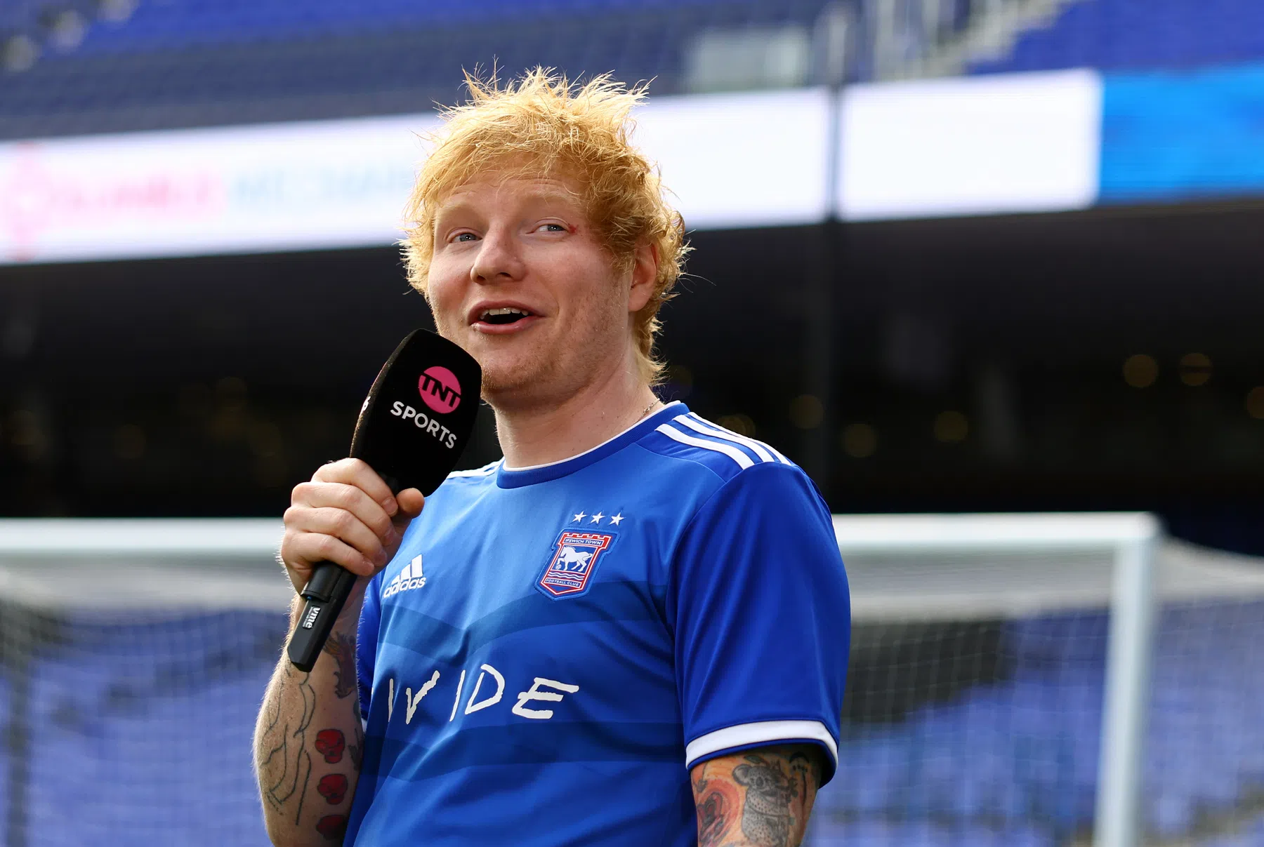 Ed Sheeran trok nieuwkomer Ipswich Town over de streep