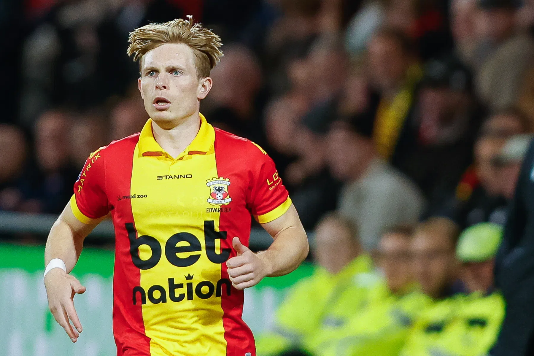 Weer fitte Go Ahead-uitblinker Edvardsen denkt na over volgende stap 