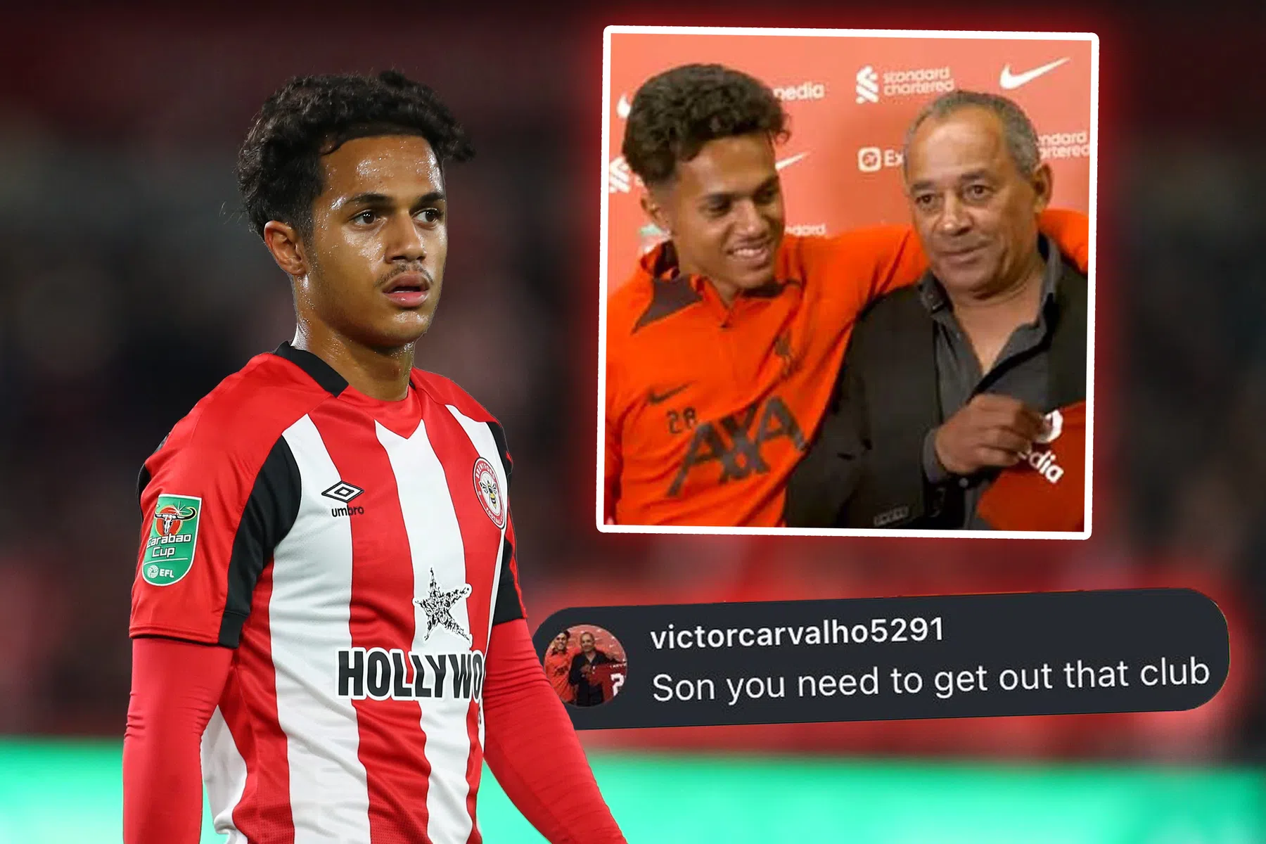 Vader van zomeraanwinst Brentford geeft zoon opmerkelijk advies