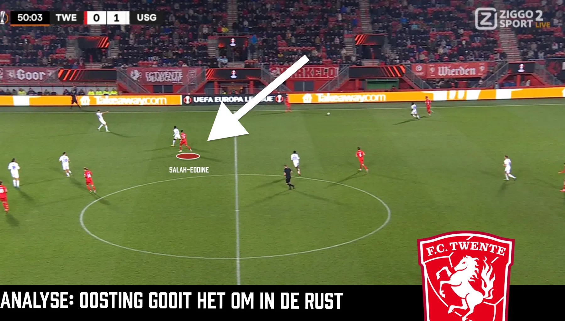 Omzettingen Oosting compenseren zwakke eerste helft onvoldoende