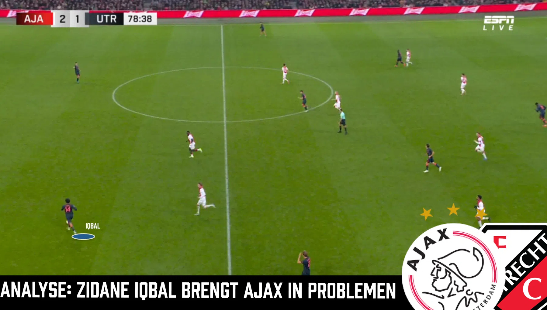 Waarom Ajax tegen FC Utrecht de grip verloor