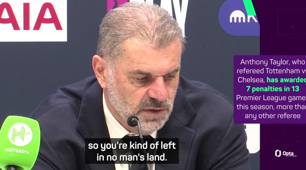 Postecoglou laakt arbitrage: 'Mensen durven geen grote beslissingen te maken'