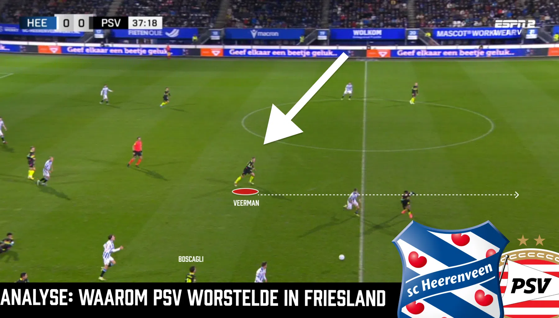 Variant met Joey Veerman op '6' brengt PSV uit balans