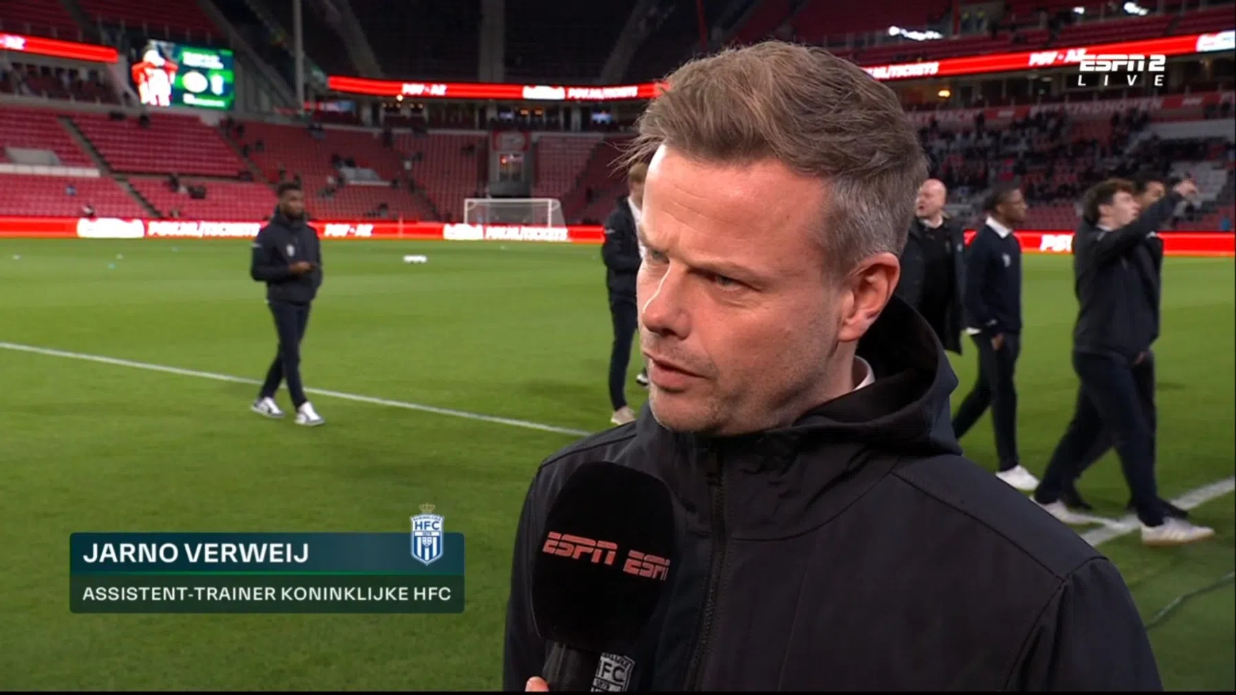 HFC trots op prestatie tegen PSV: 'Al is acht doelpunten wel net te veel'