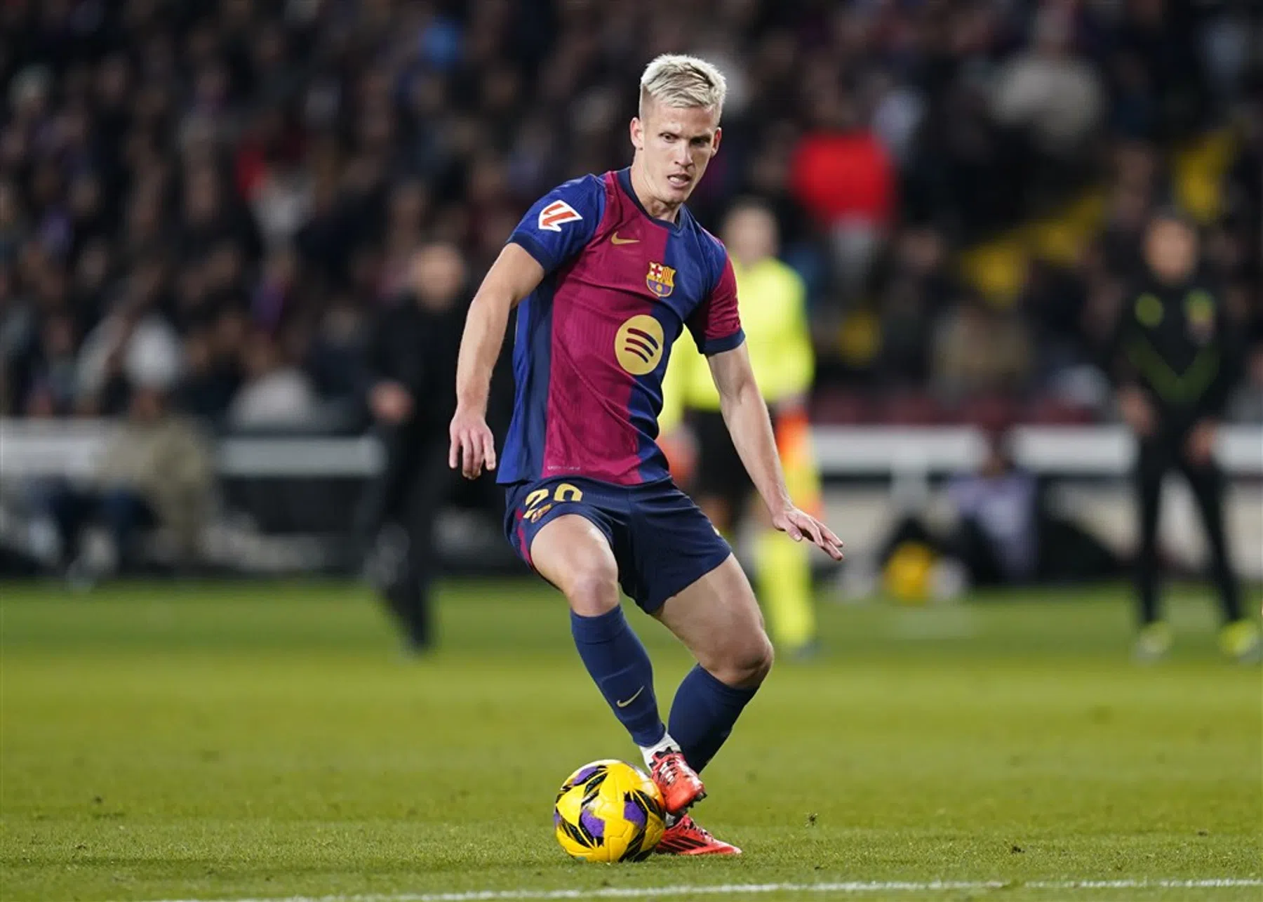 'Reken maar dat Dani Olmo straks gewoon aan de aftrap verschijnt'