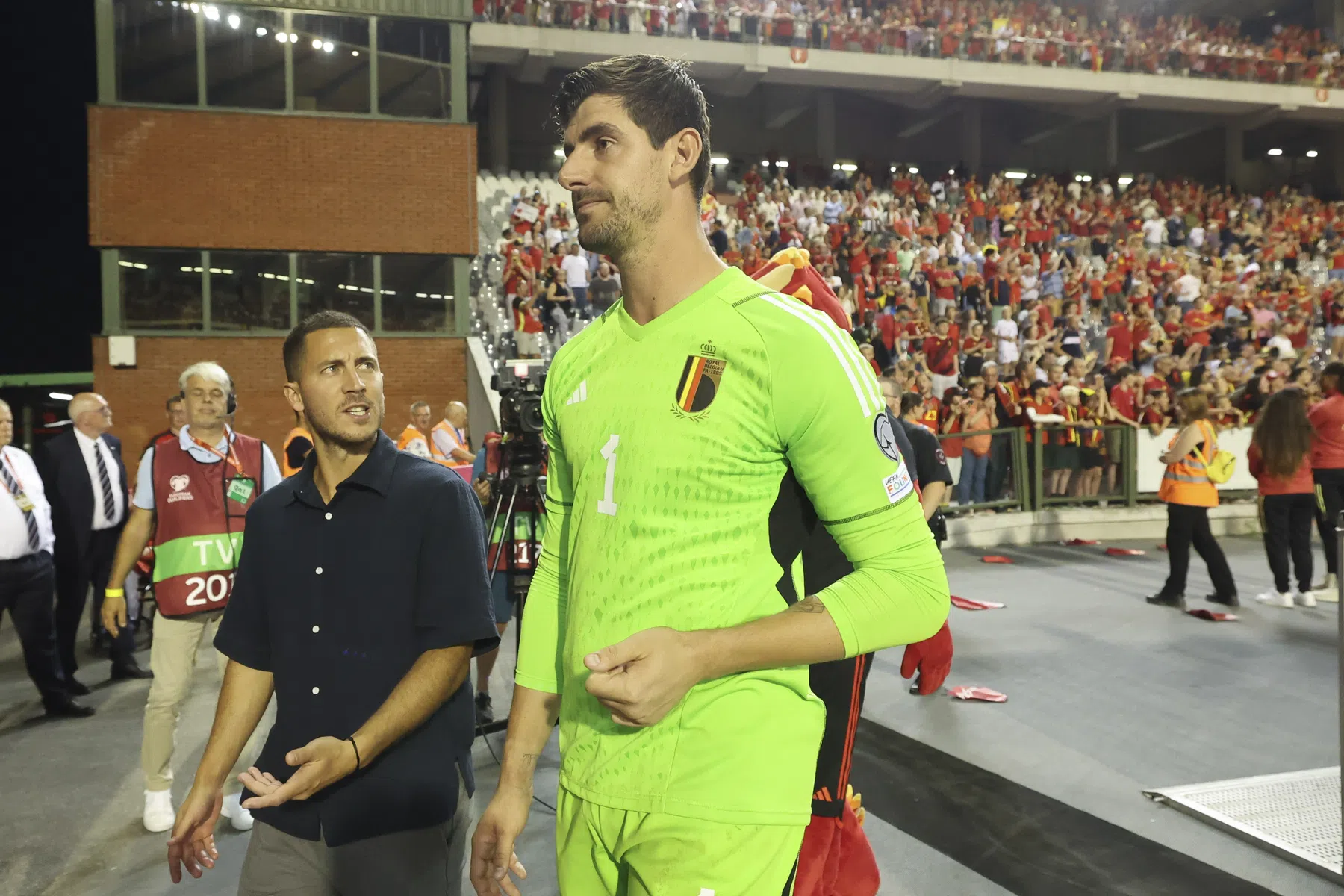 Courtois zet België-deur op kier: 'Hoop het WK te kunnen spelen'