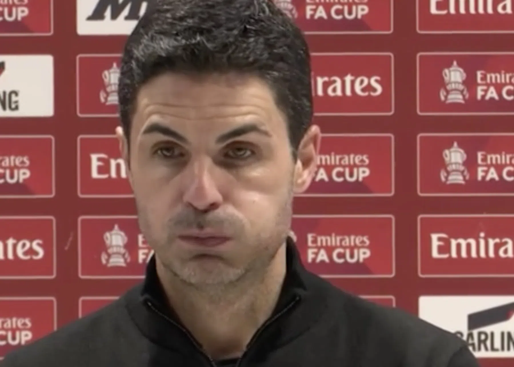 Arteta zuchtend voor de camera: 'Dit is ongelofelijk'