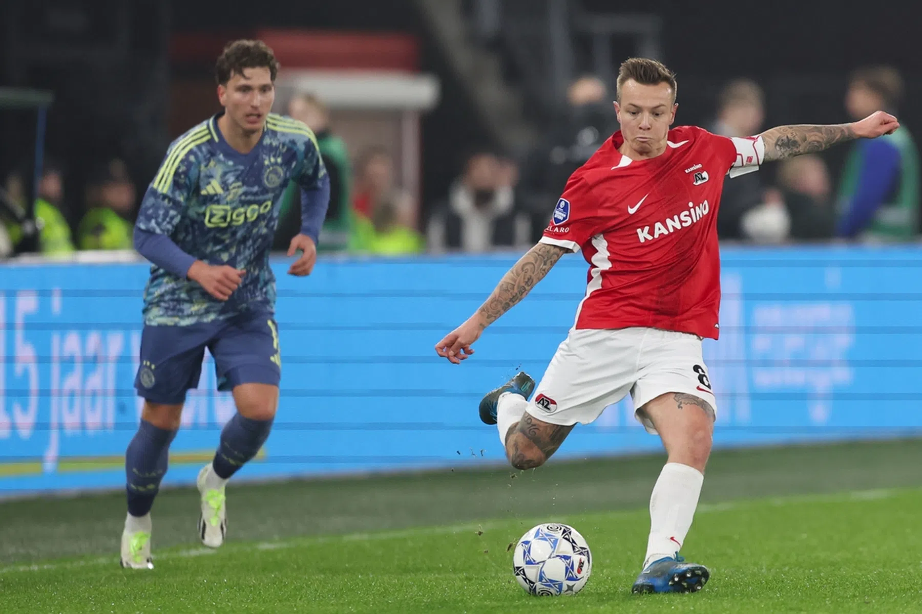 Clasie looft AZ na bekeroverwinning op Ajax: 'Ik zit lekker in mijn vel'
