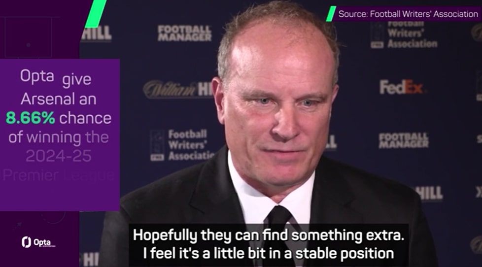 Bergkamp hoopt op landstitel Arsenal: 'Ze zijn steeds heel dichtbij'