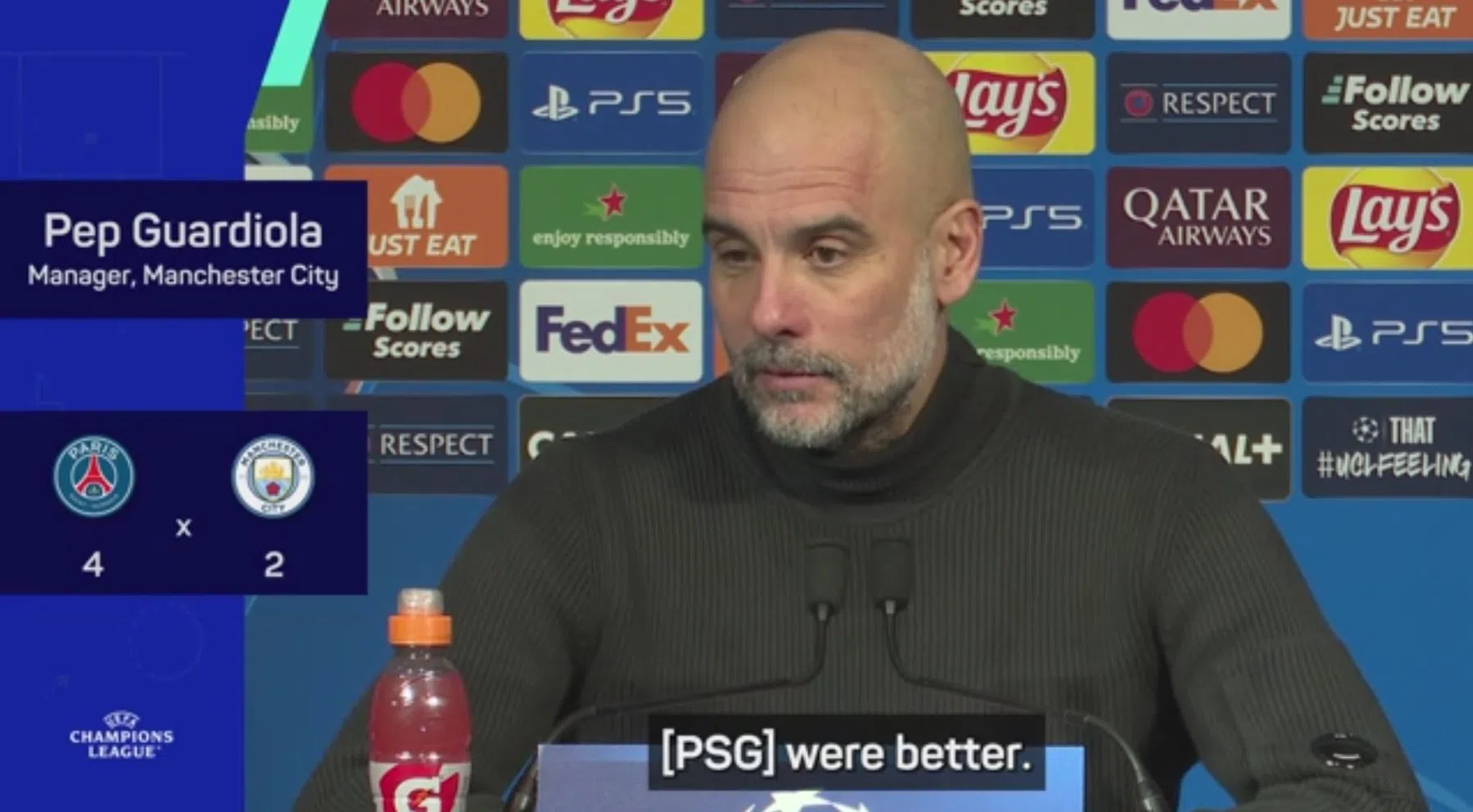 Pijnlijke conclusie Man City: 'Dat moeten we accepteren'