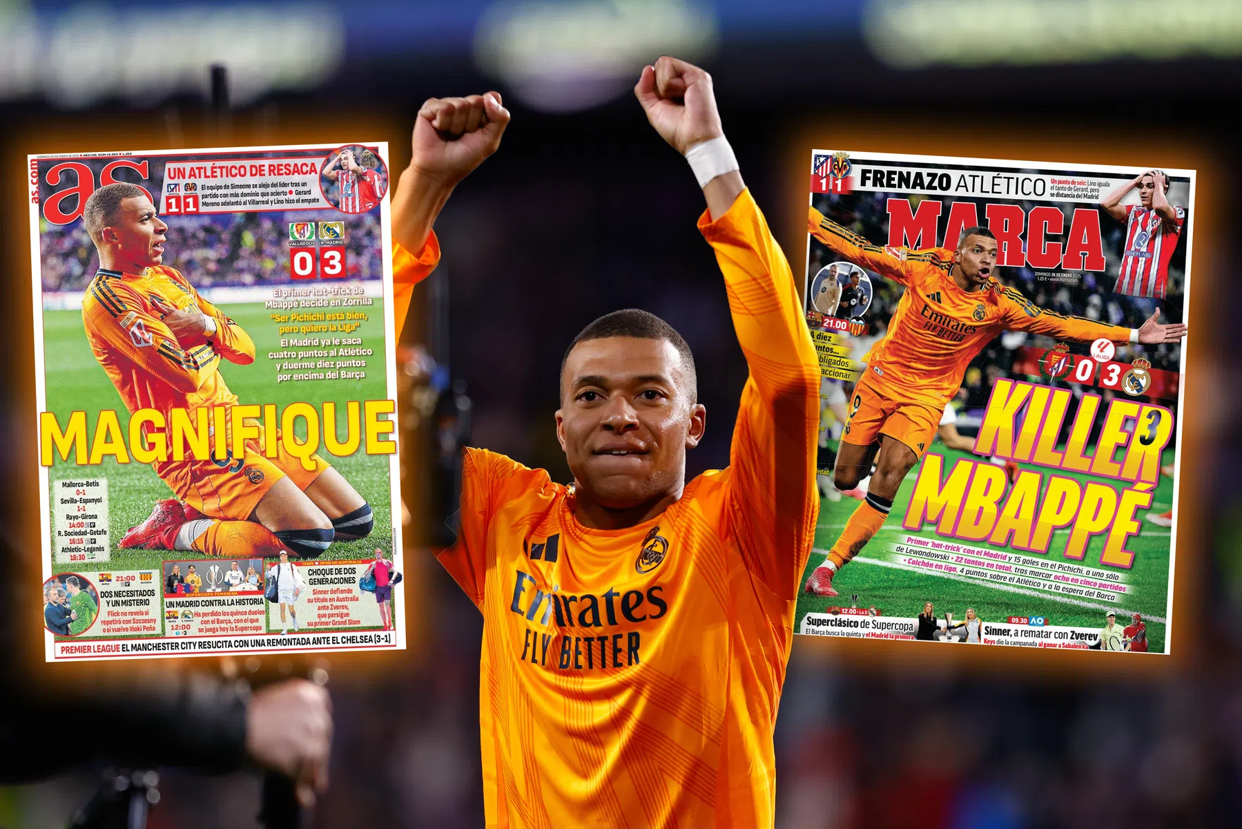 'Briljante' Mbappé krijgt Spaanse media op de banken