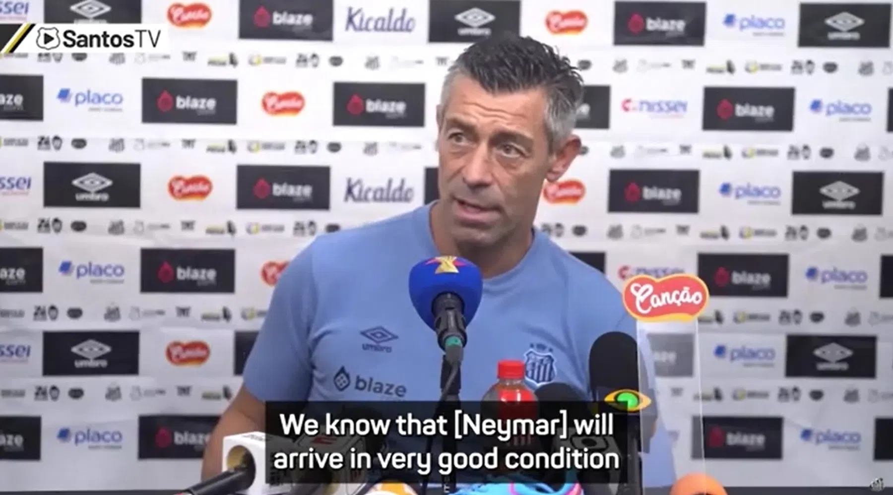 Santos-coach: 'Neymar komt in uitstekende conditie bij ons'