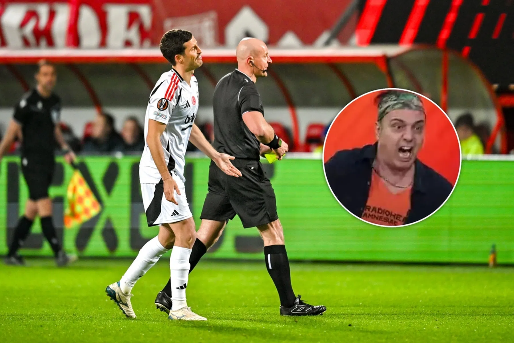 Turkse analist ontsteekt live op tv in woede na nederlaag Besiktas tegen Twente