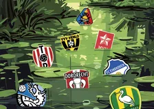 Thumbnail for article: Het moeras in de KKD: slagveld onder Eerste Divisie-clubs