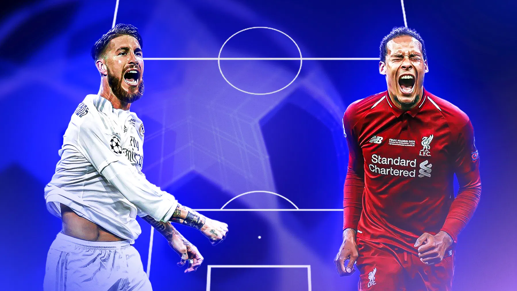 Waarom Van Dijk de voorkeur krijgt boven Ramos in het CL-elftal aller tijden