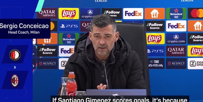 Conceição heeft duidelijke boodschap voor Gimenez