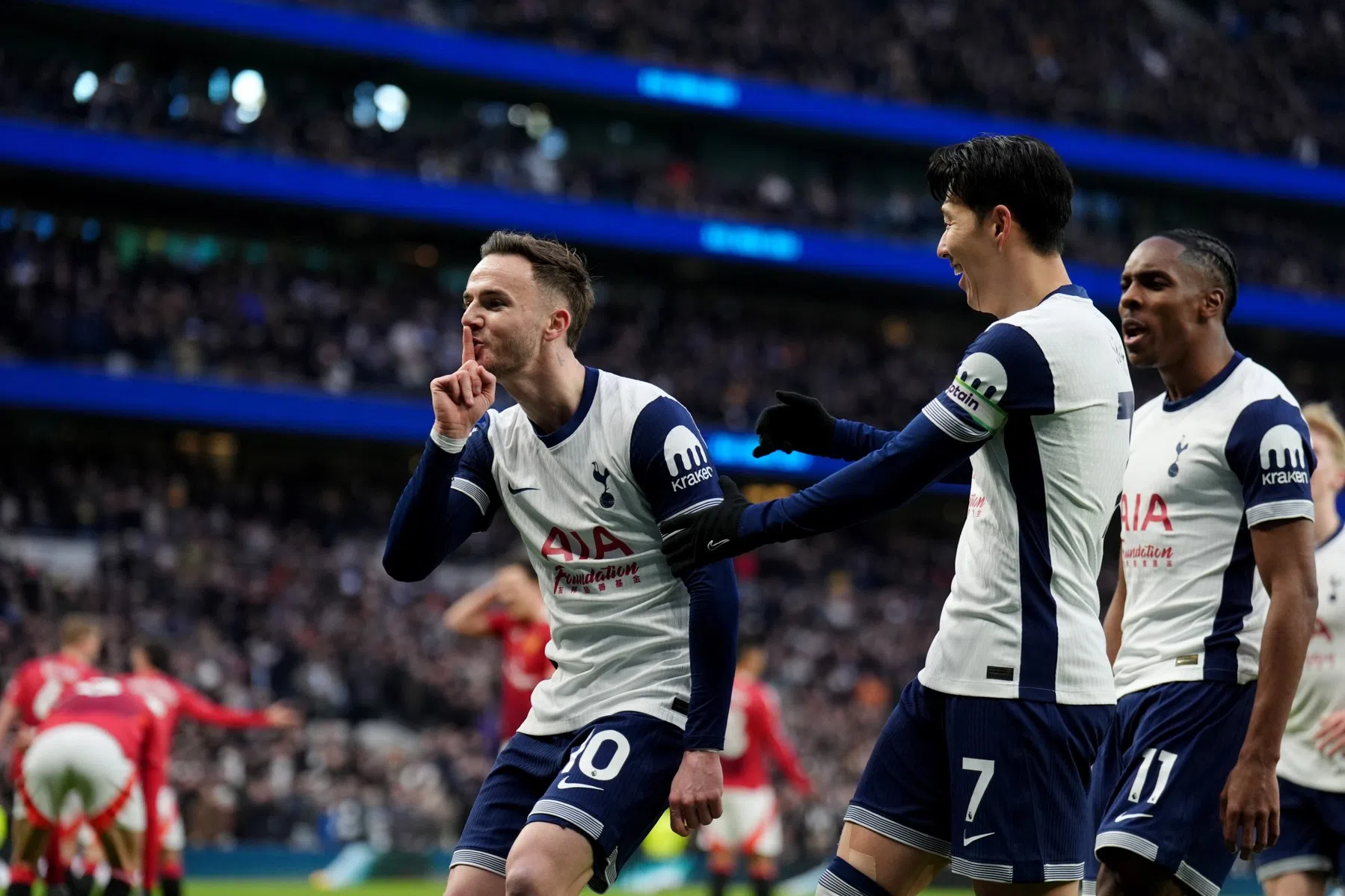 Maddison legt Keane het zwijgen op met winnende goal tegen United