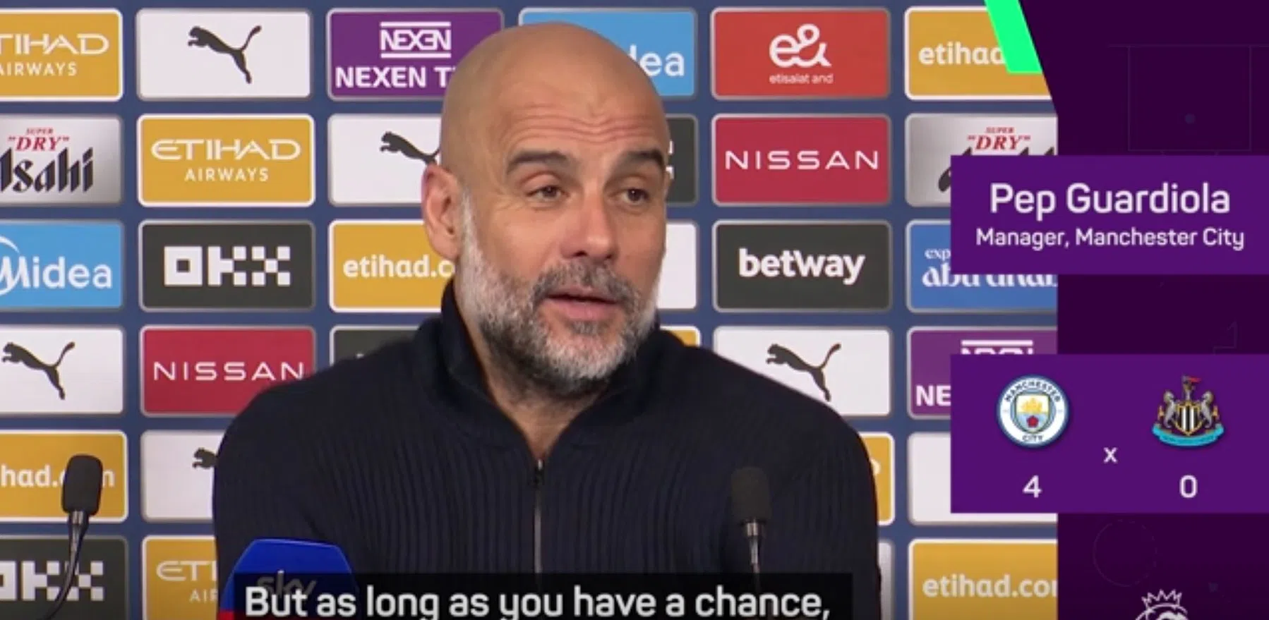 Guardiola: 'City heeft één procent kans om van Real te winnen in Bernabéu'