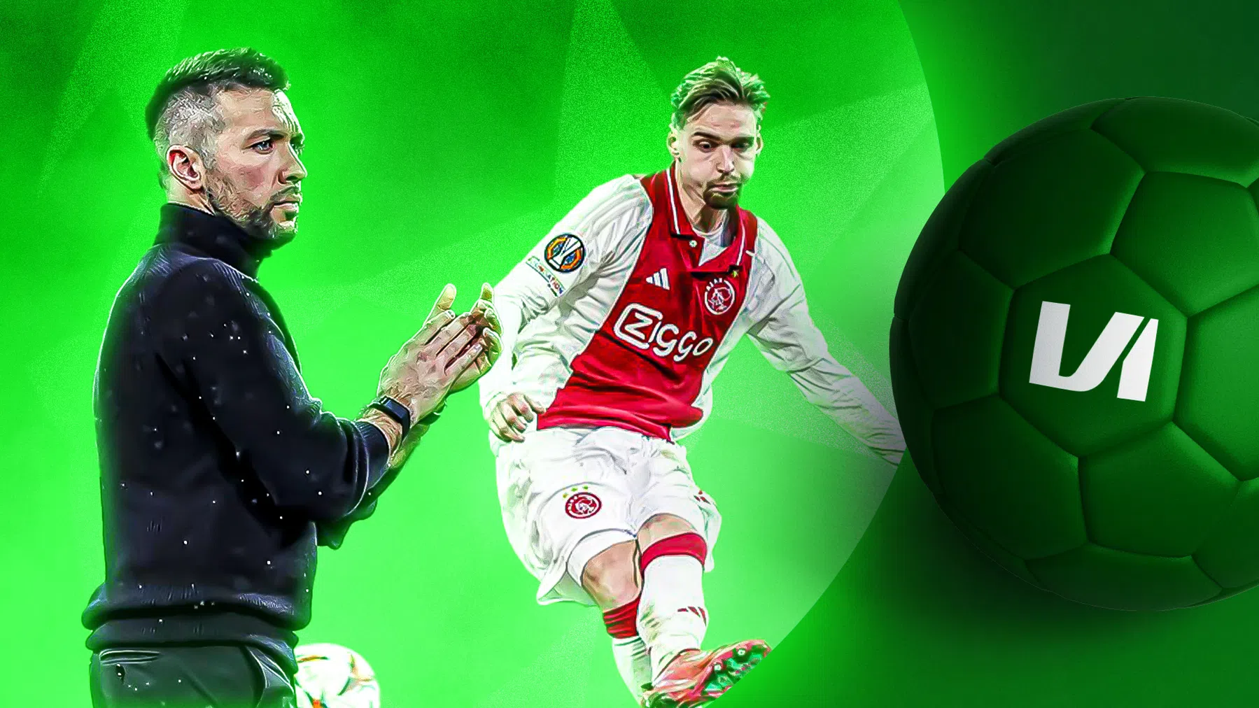 Rondje Europa: Ajax en AZ doen vrolijk mee aan de polonaise